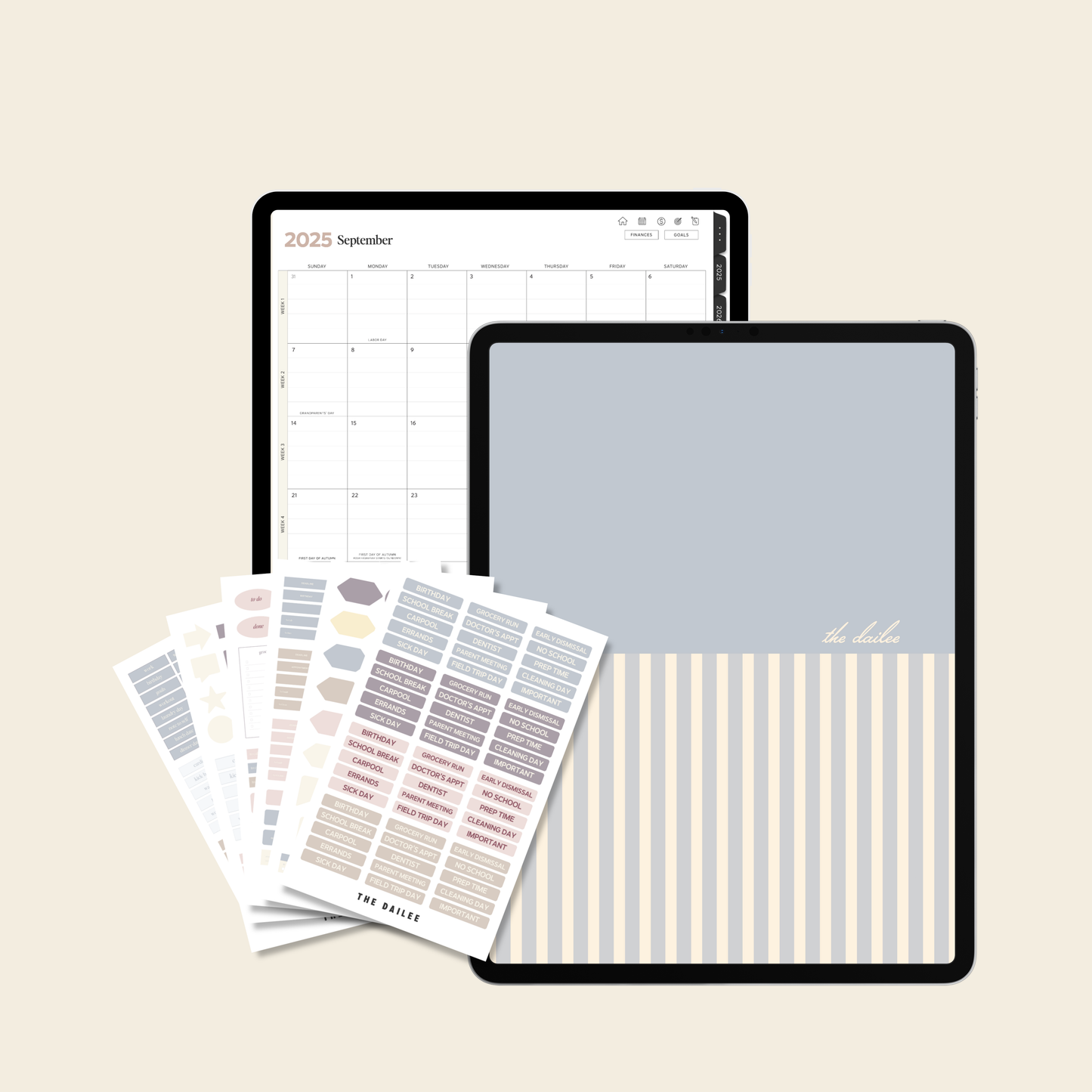 planner and stickers bundle