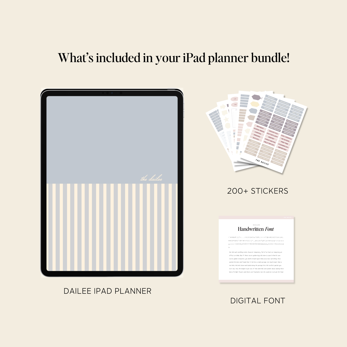 digital planner bundle