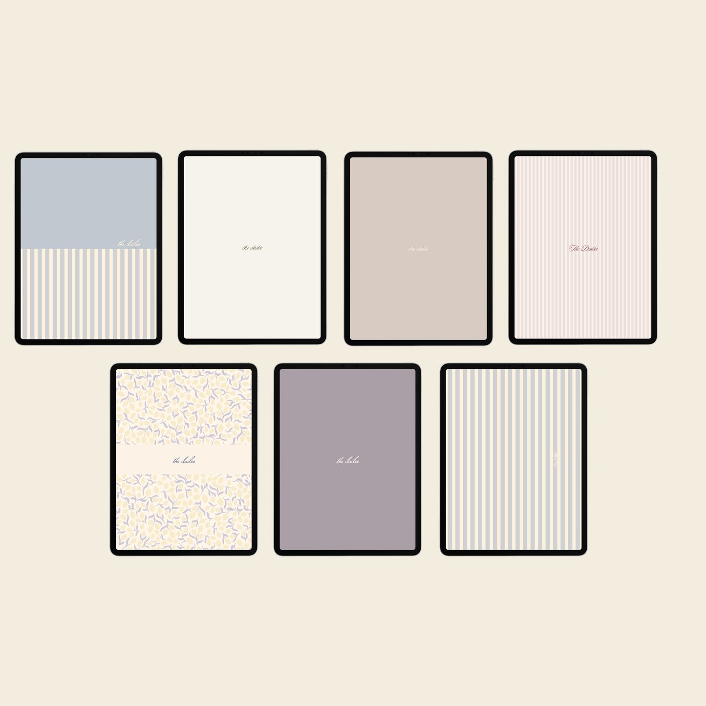 iPad planner set