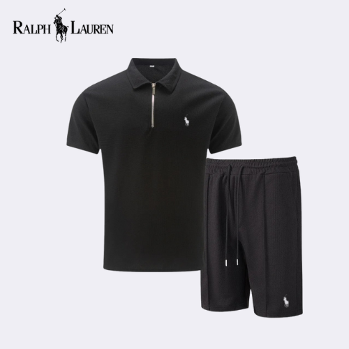 Ꮢalph Ⅼauren® | Shirt with collar Half-zip full set