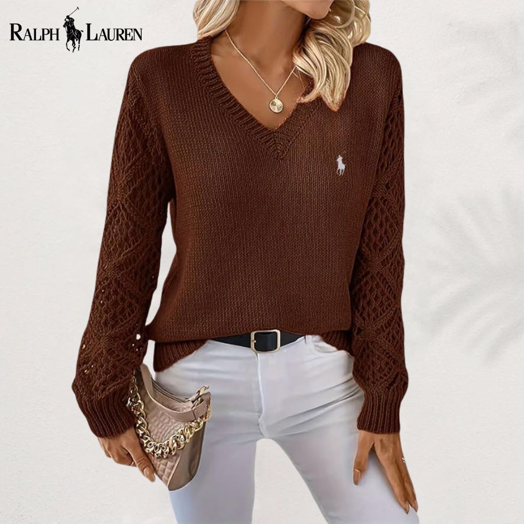 RL™ Premium Elegant Lace Knit Sweater