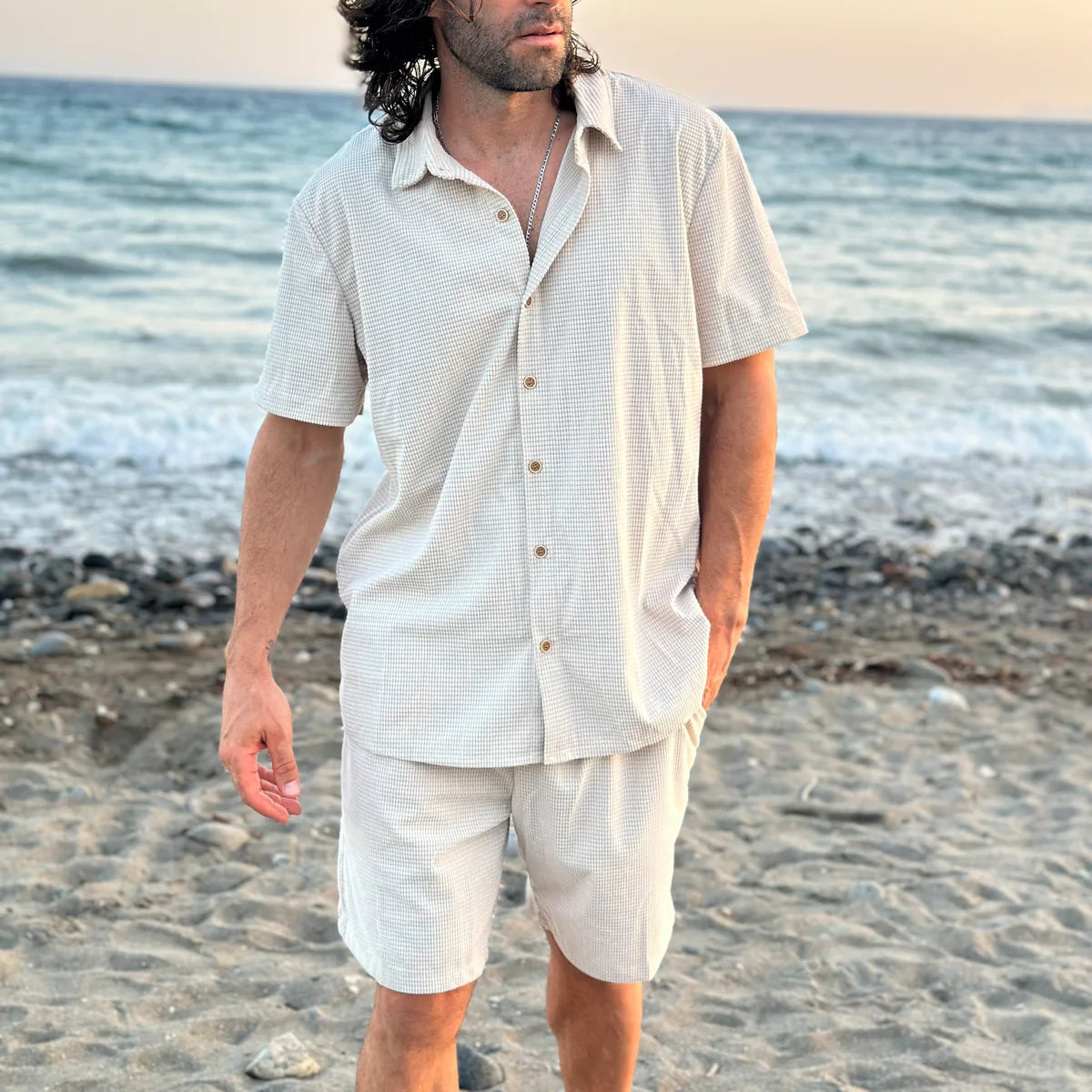 T-Shirt and Short Summer Outfit – Roma Luce Set