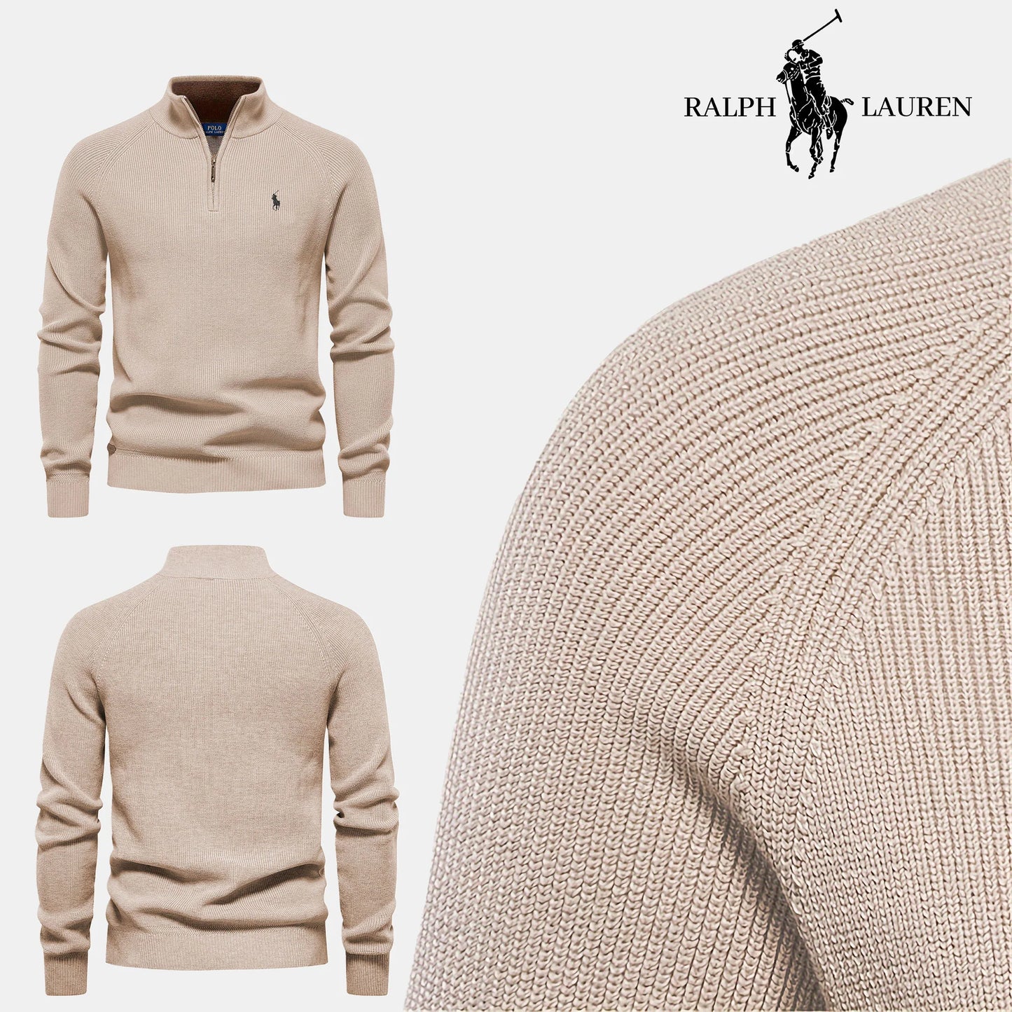 R&L™ Half-Zip Sweater