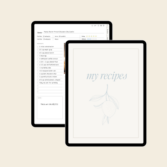 digital recipe book