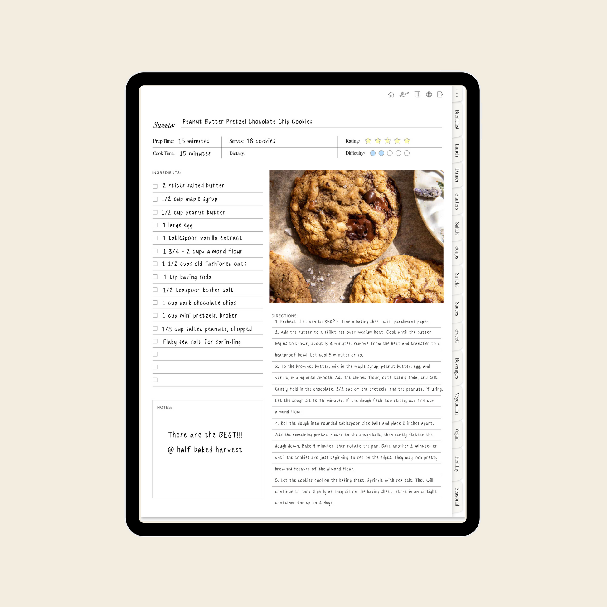 recipe organizer app
