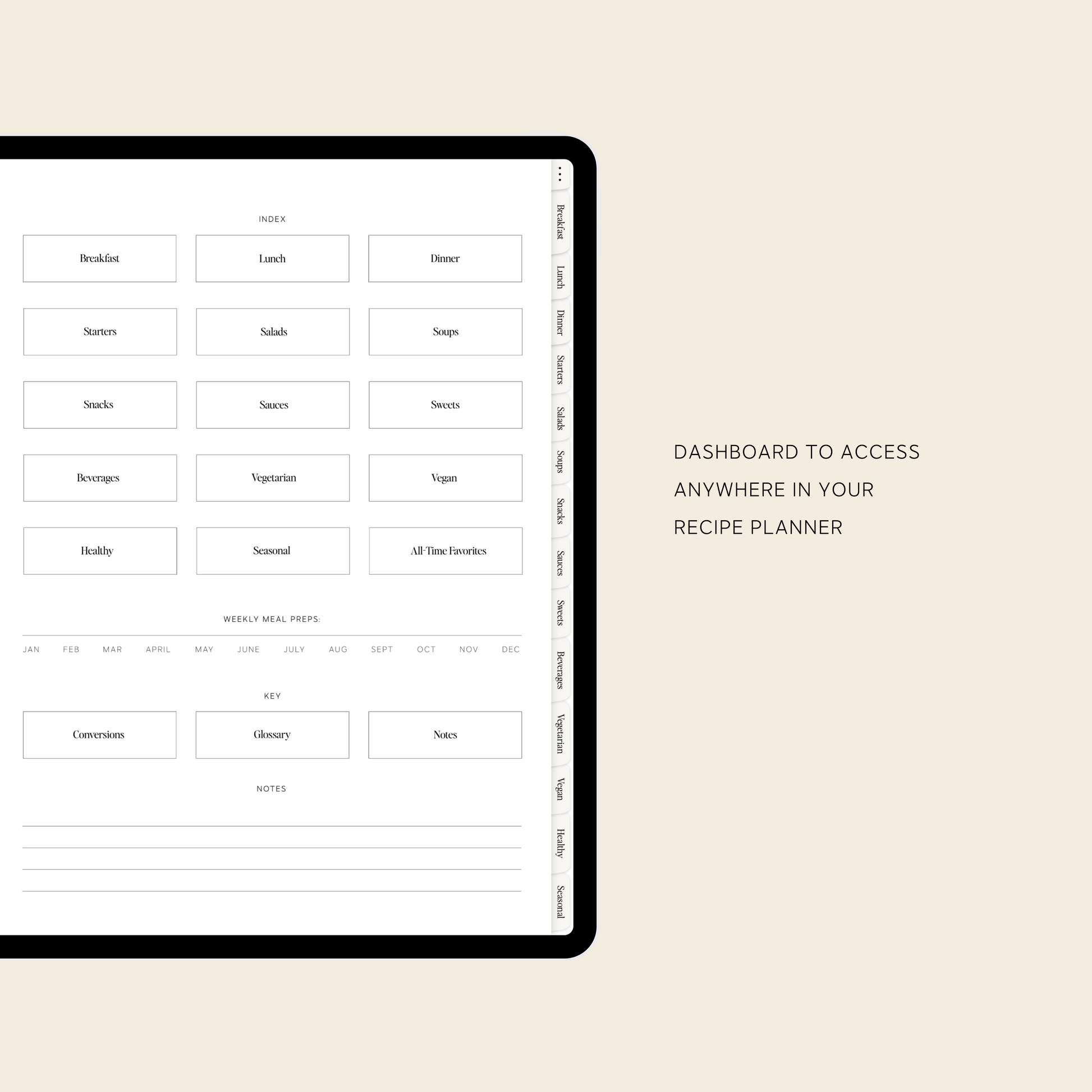 digital meal planner