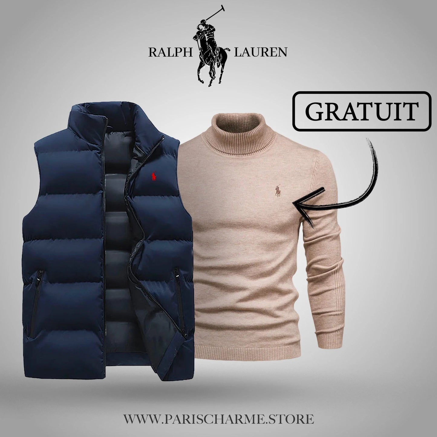 Ralph Lauren Vest with a Free Sweater