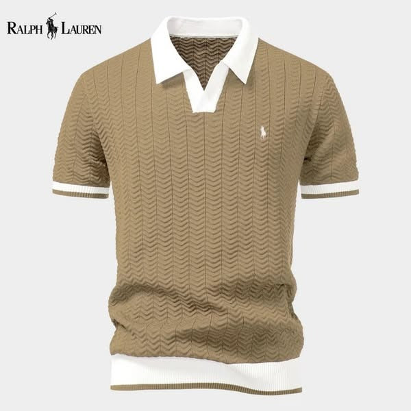 Ꮢalph Ⅼauren® | Prestige Contrast Polo Shirt – Italian Edition