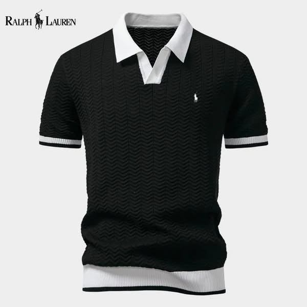 Ꮢalph Ⅼauren® | Prestige Contrast Polo Shirt – Italian Edition