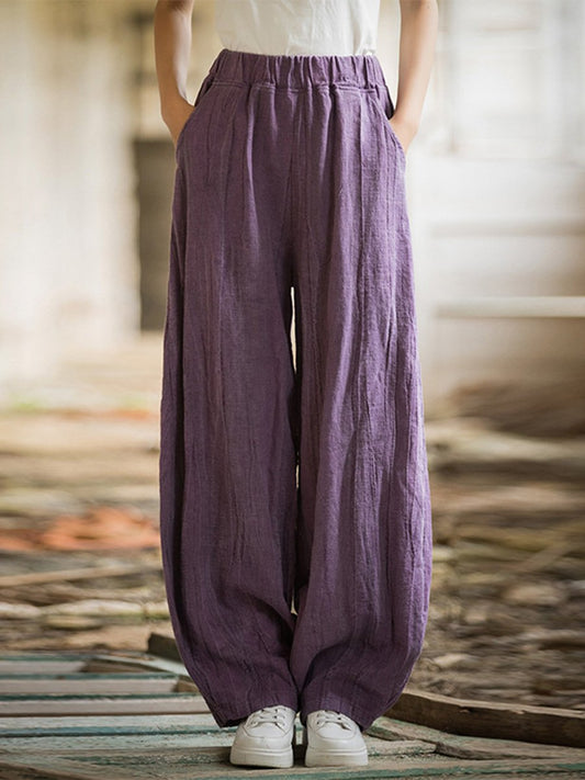 Bloomer en lin tie dye pour femme