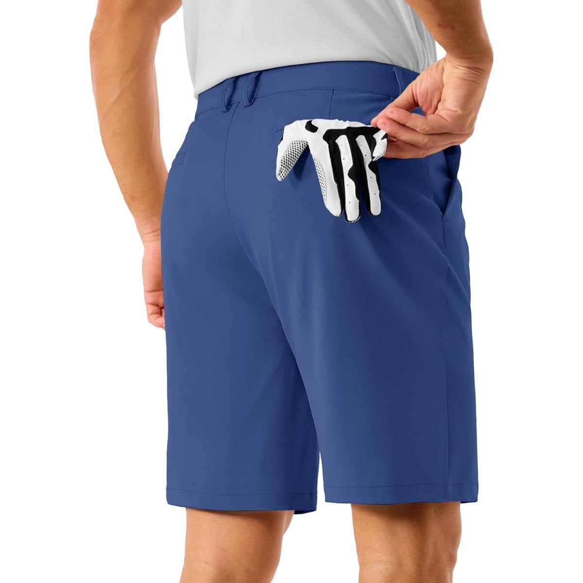 Men’s Golf Quick Dry Casual Flat Front Shorts with 4 Pockets