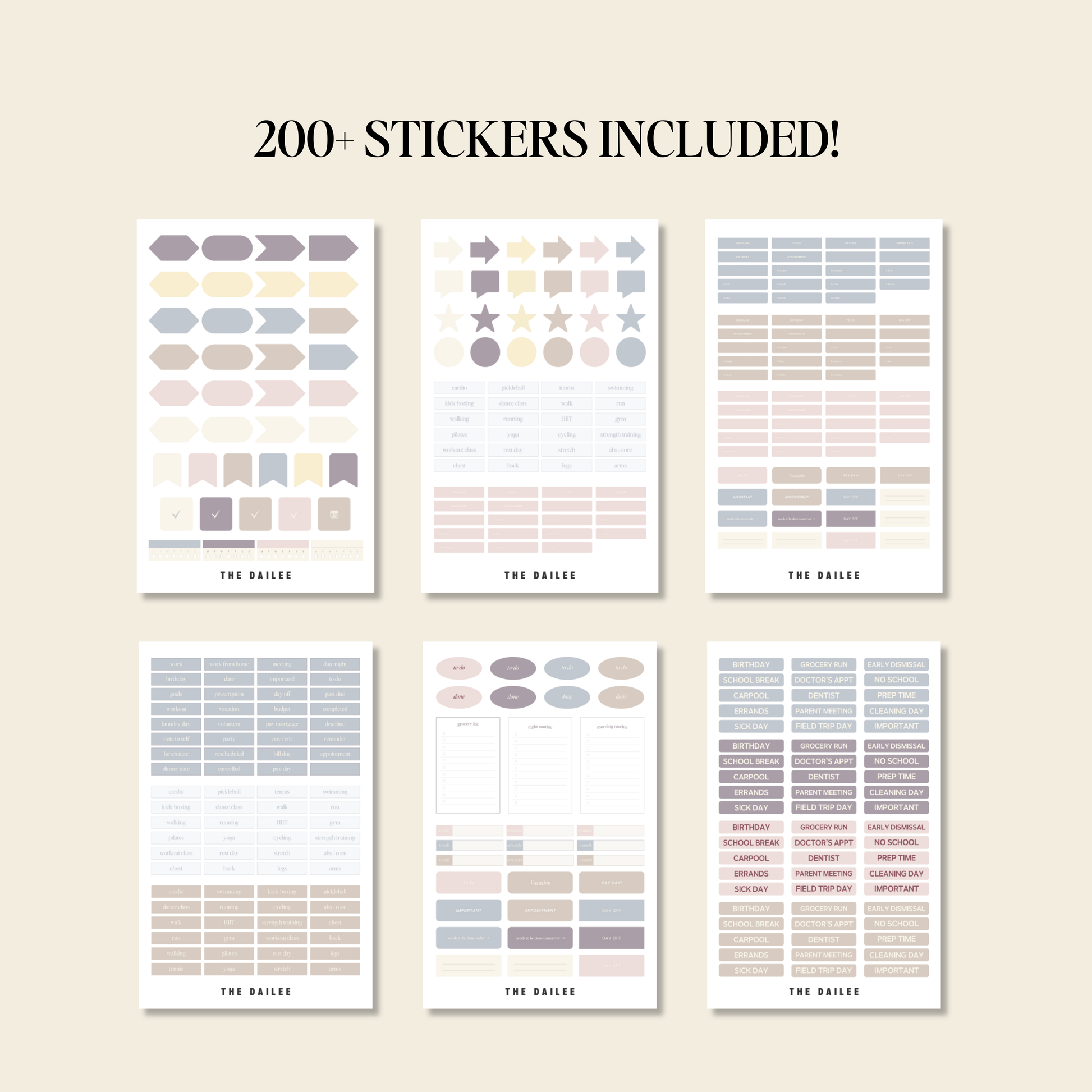 iPad planner template