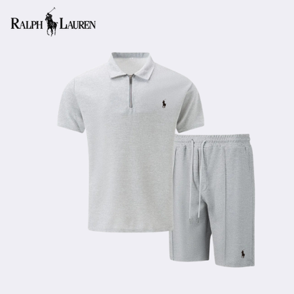 Ꮢalph Ⅼauren® | Shirt with collar Half-zip full set