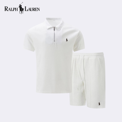Ꮢalph Ⅼauren® | Shirt with collar Half-zip full set