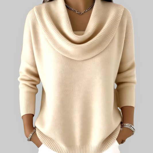 Aria - Soft Cowl Neck Sweater