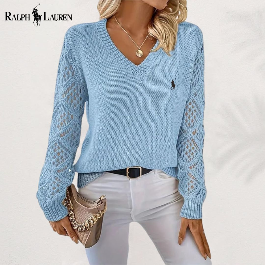 RL™ Premium Elegant Lace Knit Sweater
