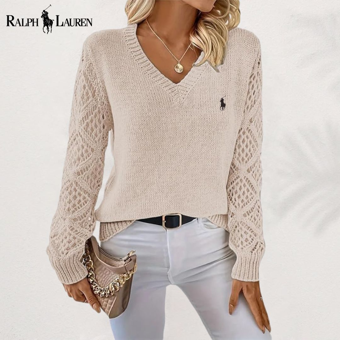 RL™ Premium Elegant Lace Knit Sweater