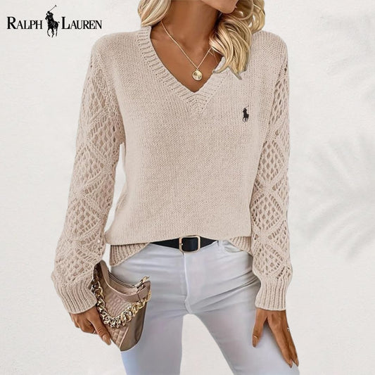 RL™ Premium Elegant Lace Knit Sweater