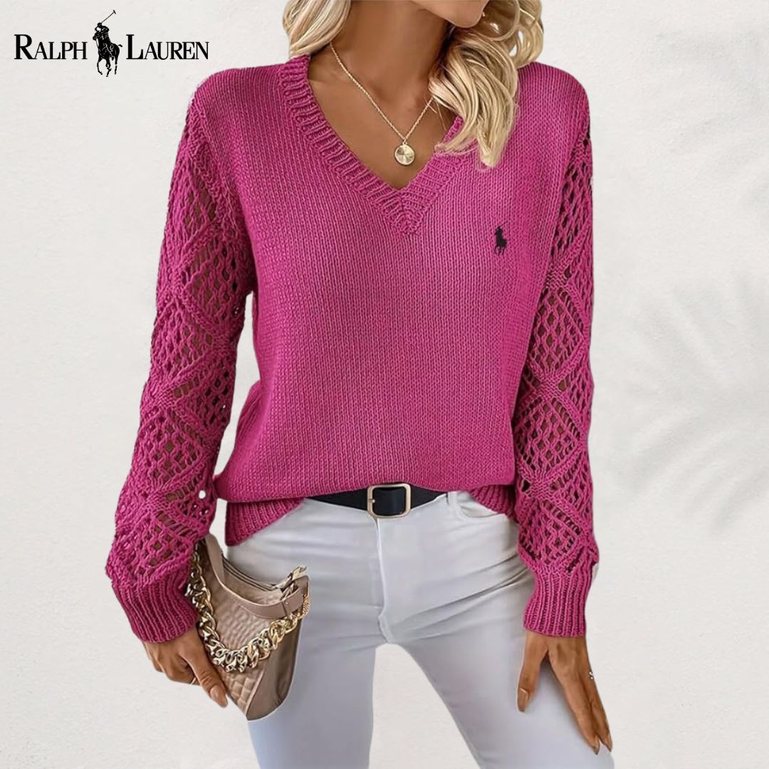 RL™ Premium Elegant Lace Knit Sweater