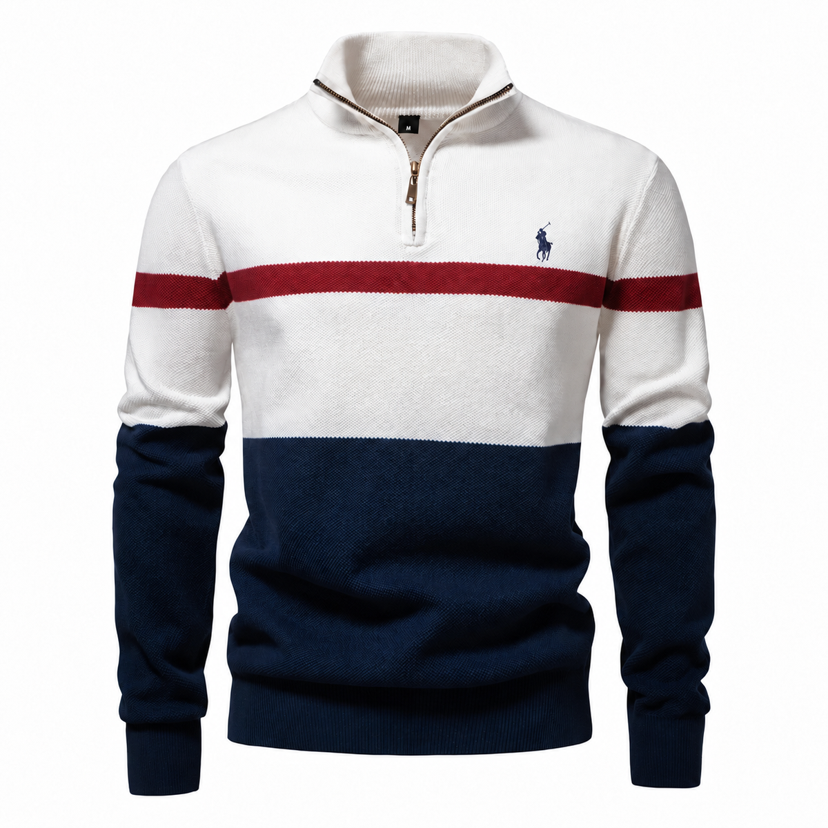 Ralph Lauren | Men’s Cotton Zipper Mock Neck Sweater
