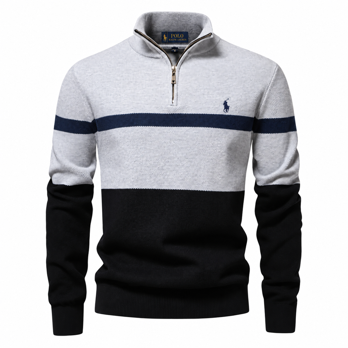 Ralph Lauren | Men’s Cotton Zipper Mock Neck Sweater