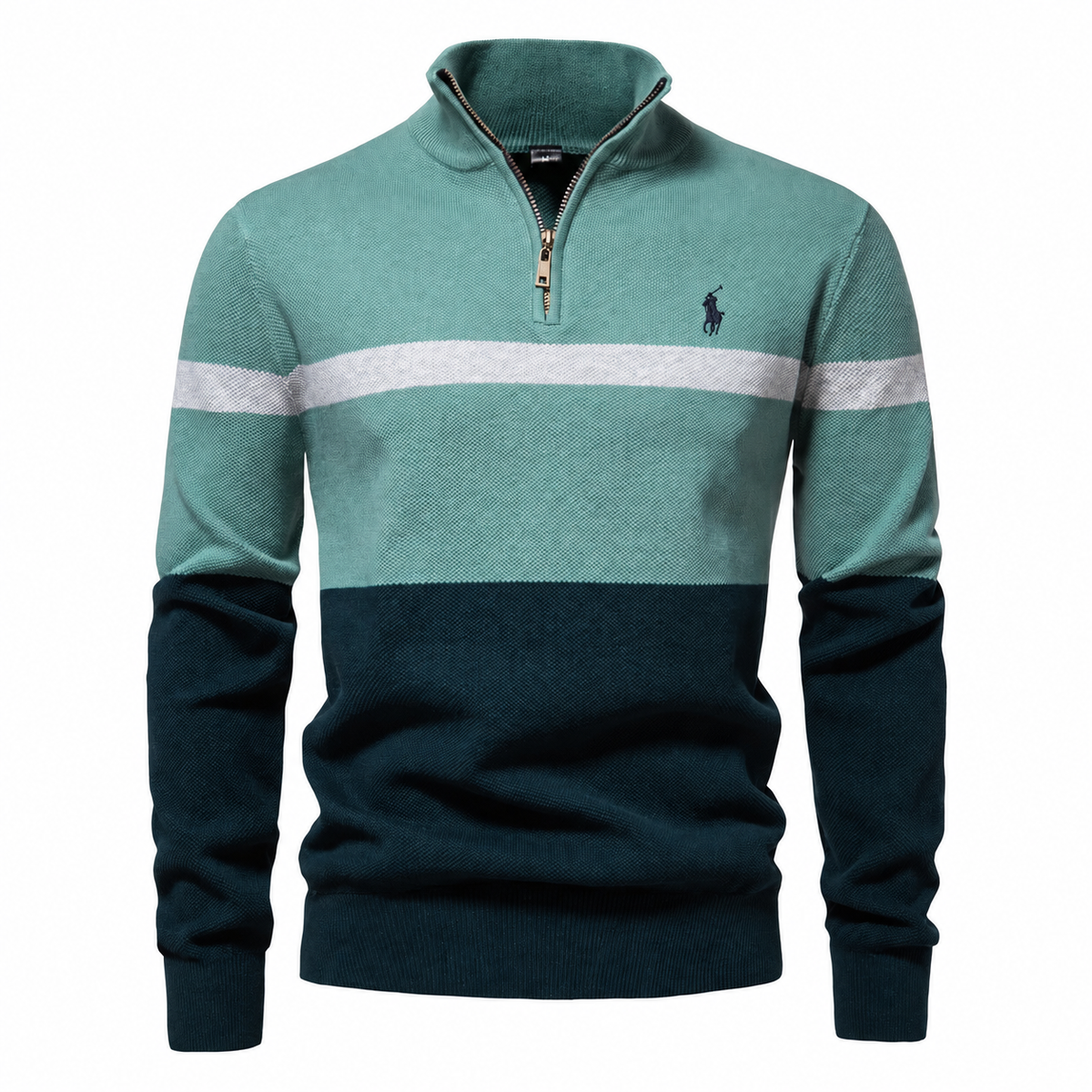 Ralph Lauren | Men’s Cotton Zipper Mock Neck Sweater