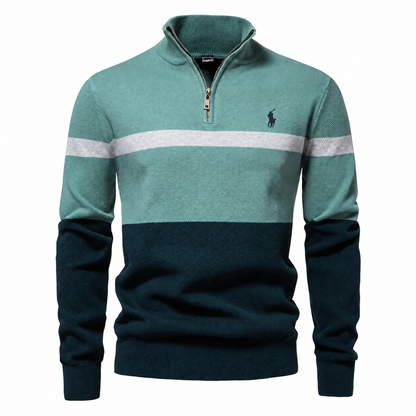 Ralph Lauren | Men’s Cotton Zipper Mock Neck Sweater