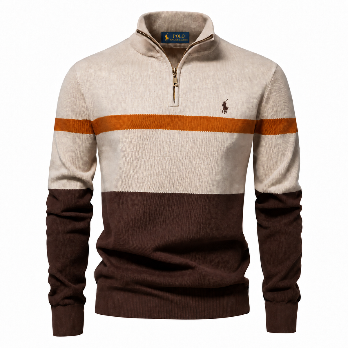 Ralph Lauren | Men’s Cotton Zipper Mock Neck Sweater