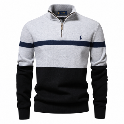 Ralph Lauren | Men’s Cotton Zipper Mock Neck Sweater