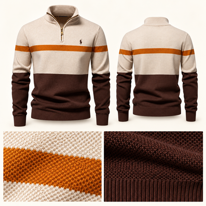 Ralph Lauren | Men’s Cotton Zipper Mock Neck Sweater