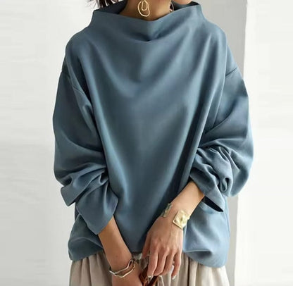 Isabella - Soft Knit Top with High Neck