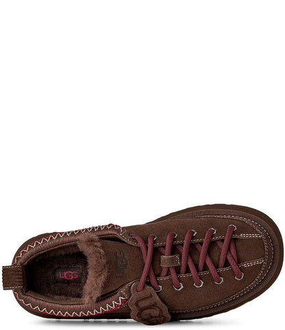 UGG Women's Heritage Lace-Up Suede Platform Slippers