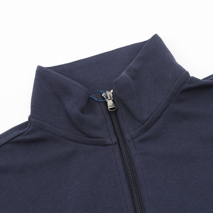 Ralph Lauren Stand-Neck Half-Zipper Pony Embroidered Pullover