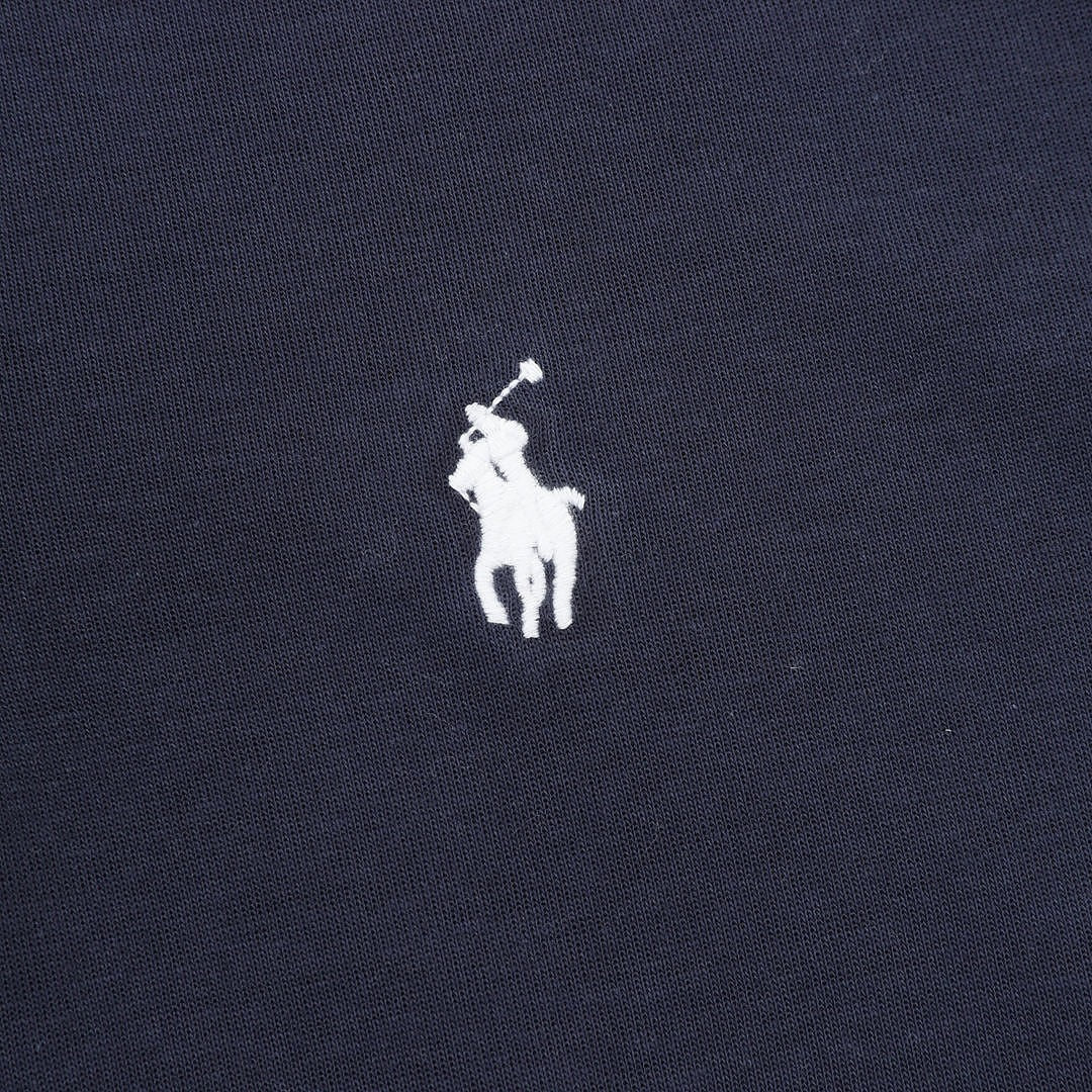 Ralph Lauren Stand-Neck Half-Zipper Pony Embroidered Pullover