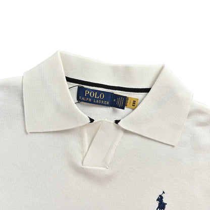 Ralph Lauren Striped V-neck knitted Polo short sleeves