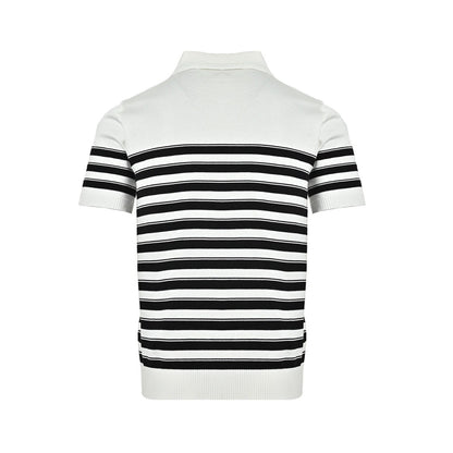 Ralph Lauren Striped V-neck knitted Polo short sleeves