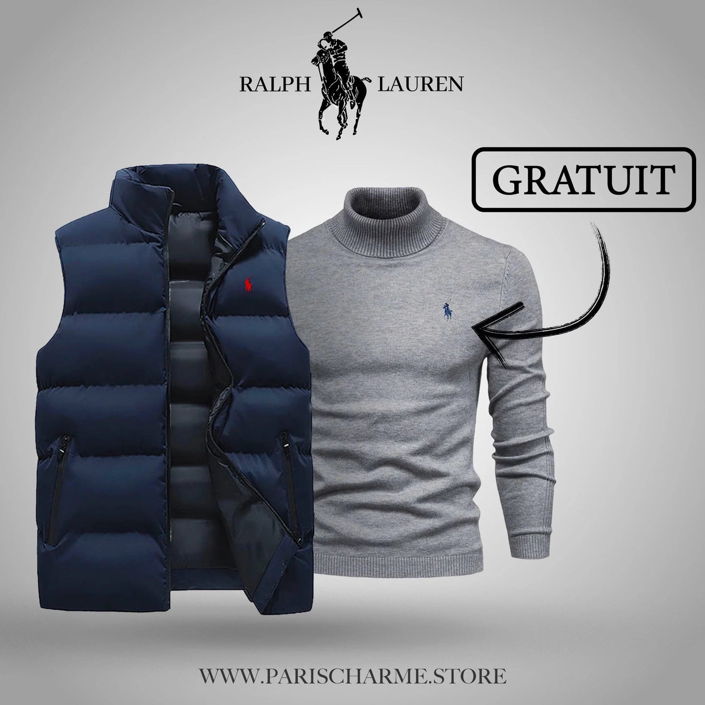 Ralph Lauren Vest with a Free Sweater