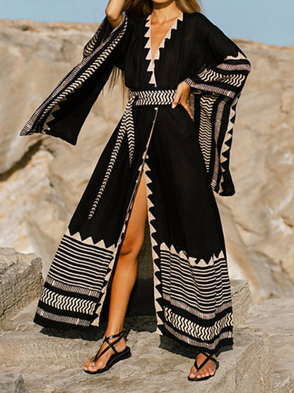 Women's Bohemian Print Bikini Cover Up